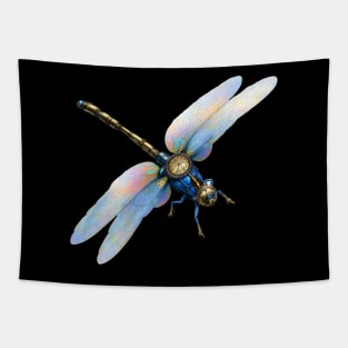 Steampunk Dragonfly with Clock Tapestry