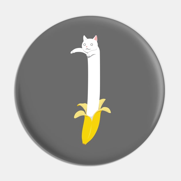 Banana cat Pin by Design2Heart