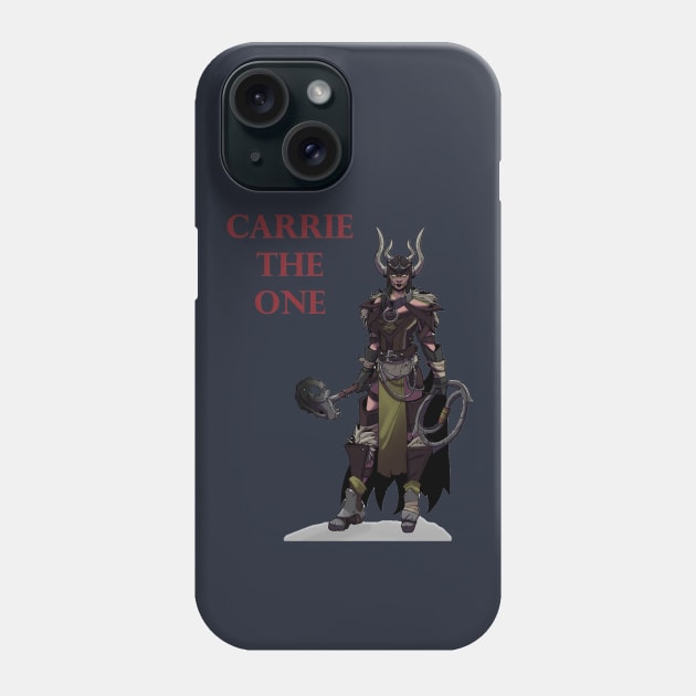 Carrie the One Phone Case by Die by the Sword Podcast
