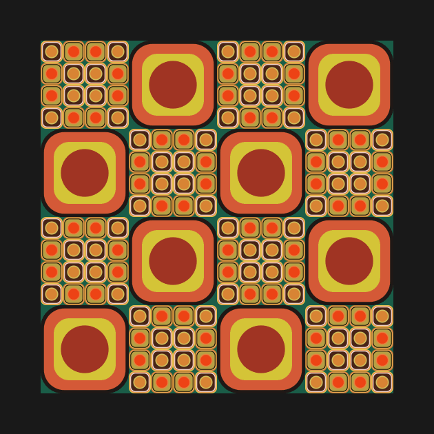 seventies abstract geometrical pattern by pauloneill-art