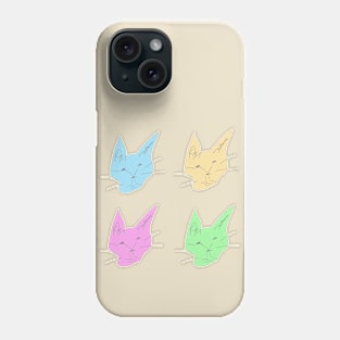 Four cats Phone Case