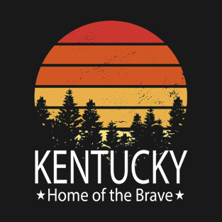 Kentucky, Home of the brave, Kentucky State T-Shirt