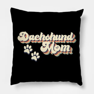 Dachshund Mom Gift For Lovers of Dogs Pillow
