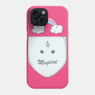 Magical rainbow unicorn Phone Case