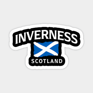 Inverness Scotland Saltire Scottish Magnet