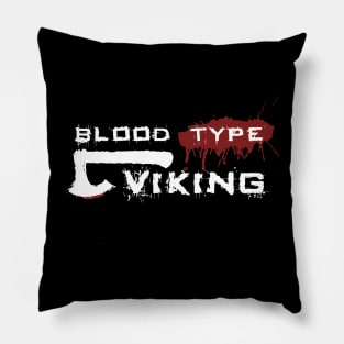 Blood Type Viking, Norse Pillow