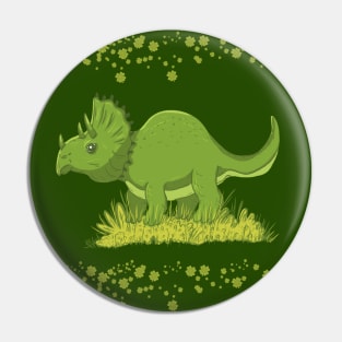 Shamrock dino st patricks day Pin