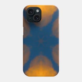 Deep Orange Electric Blue Phone Case