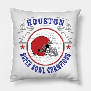 Houston Super Bowl Champions Pillow