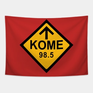 KOME 98.5 FM Radio Tapestry