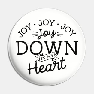 Joy Down in My Heart - christian song design - Kelly Design Company Pin