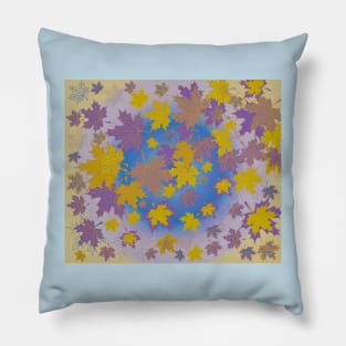 Autumn Maple Leaves Nature Beauty Pillow