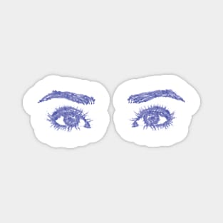 watercolor eyes Magnet