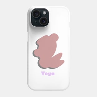 Bunny does yoga Phone Case