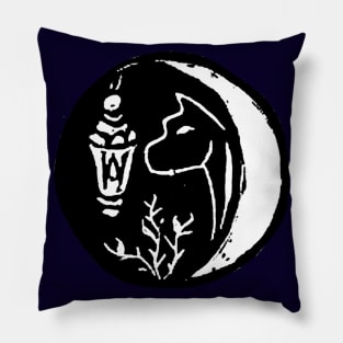 The Hermit Triple Moon Goddess Arcana Pillow