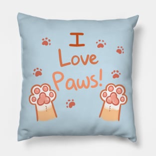 I love paws! Pillow