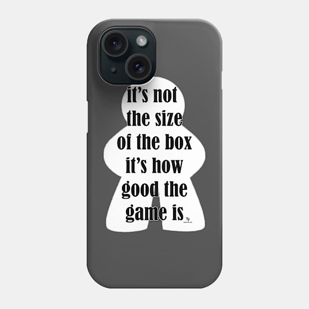 Not The Size Of Game Box Fun Slogan Phone Case by Tshirtfort