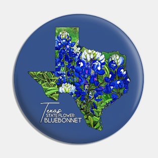 Texas Bluebonnets with text Pin