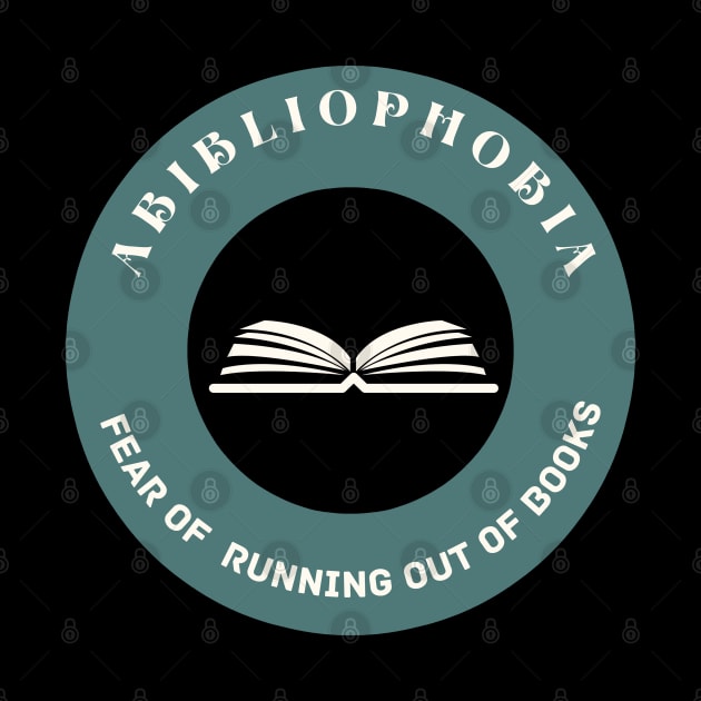 Vintage Abibliophobia Definition Bookworms Book Lovers Gift by HypeProjecT