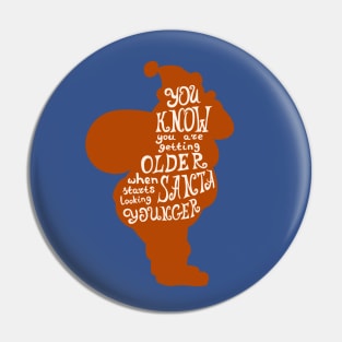 Santa Quote Pin