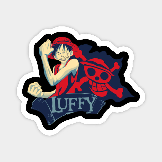 Luffy Character In One Piece Obama Hope Style One Piece Clothing Magnet Teepublic