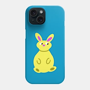 Bold and Bright Yellow Rabbit Phone Case