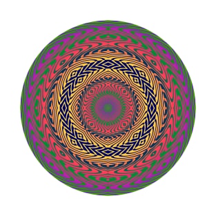 Colorful Abstract Circle T-Shirt