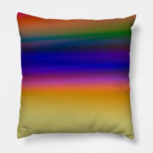 RED BLUE GREEN TEXTURE ART Pillow