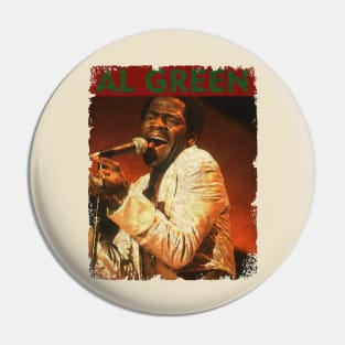 Al Green - NEW RETRO STYLE Pin