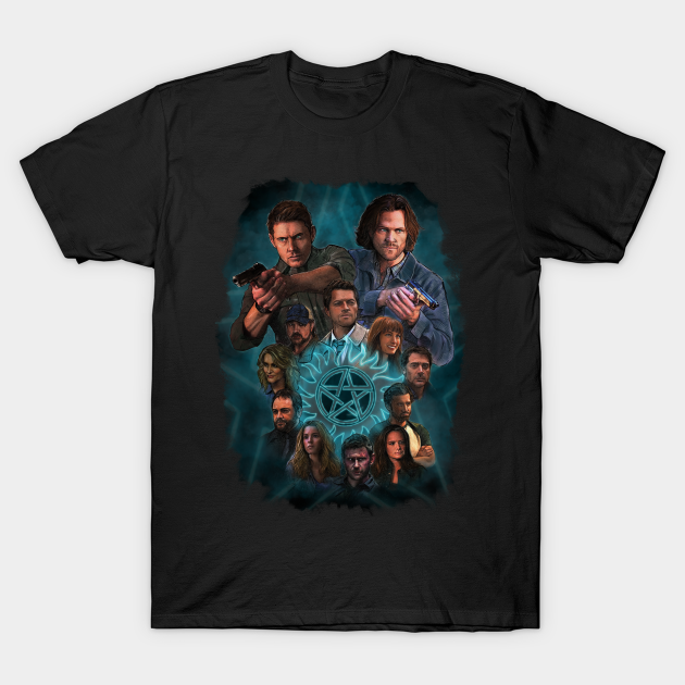 The Winchesters and friends - Supernatural - T-Shirt