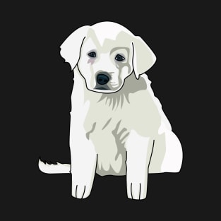 Baby Akbash dog , cute puppy, great pyrenees baby, akbash baby dog australia T-Shirt