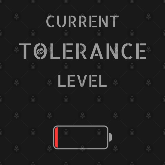 Tolerance level by Cavaleyn Designs