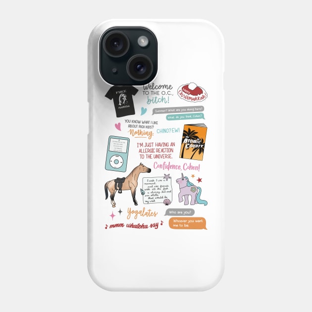 The O.C. | TV Show Art Phone Case by lettersofjoy