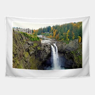 Snoqualmie Falls in Autumn 2 Tapestry