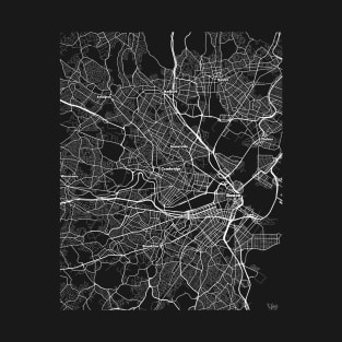 Cambridge Massachusetts Map | Map Of Cambridge Massachusetts | Cambridge Map T-Shirt