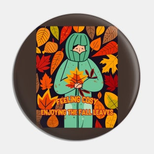 Enjoying the Fall Leaves Pin