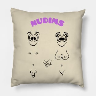 NUDIMS Couple Pillow