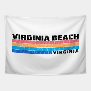 Virginia Beach Virginia Vintage Style Distressed Grunge Tapestry