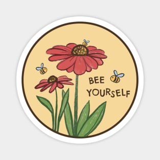 Bee yourself Magnet