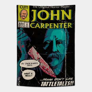 The Horror Master John Carpenter Tapestry