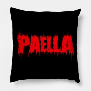 paella red Pillow