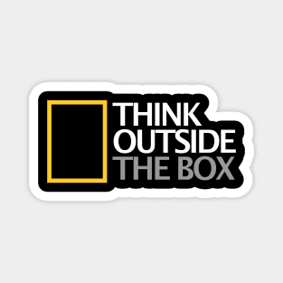 Think Outside The Box Magnet