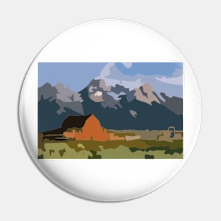 Grand Teton Painting Pin