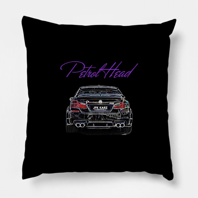 BMW M5 Petrol Head Pillow by JFK KARZ