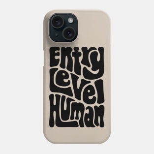 Entry Level Human Word Art Phone Case