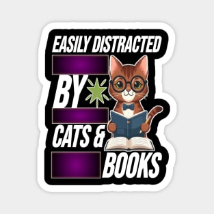 Easily Distracted by Cats Magnet