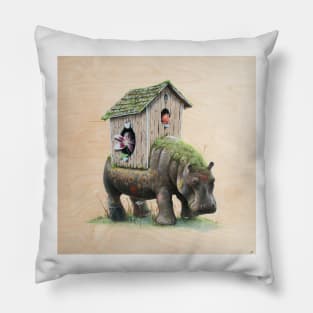 Hippopotame Pillow