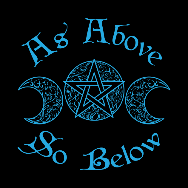 As Above So Below Moon by WyteMojo