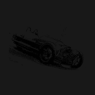 Morgan 3 Wheeler Wireframe T-Shirt