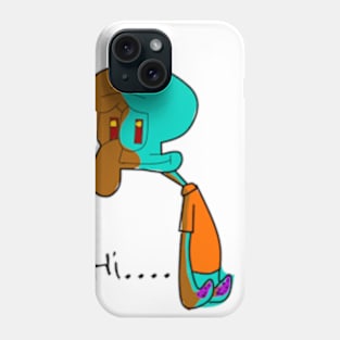 Squidward sad boy Phone Case